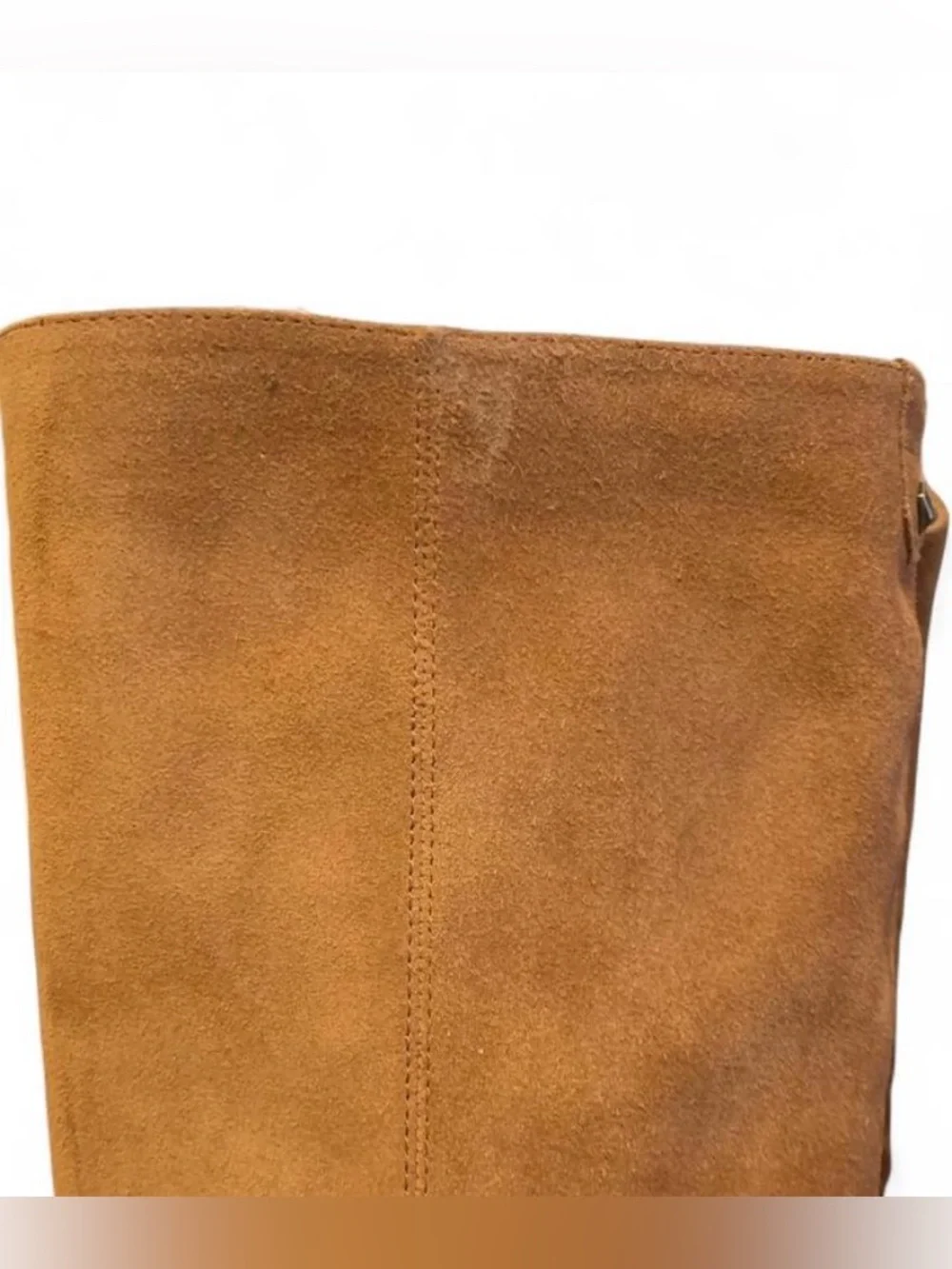 Sam Edelman Victoria Slouch Pull-On Suede Boots Tan 7.5